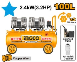[ACS2241001] ACS2241001 SILENT AND OILFREE AIR COMPRESSOR 100lit